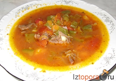 Шурпа - Мясные супы - Первые блюда - Рецепты - Кулинарные рецепты - Из Топора.RU