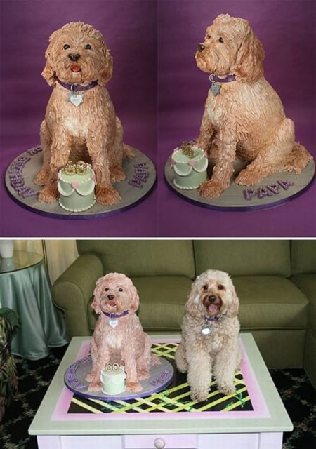 Тортики в виде собак