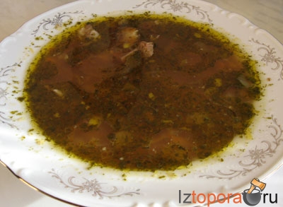 Суп из баранины - Мясные супы - Первые блюда - Рецепты - Кулинарные рецепты - Из Топора.RU