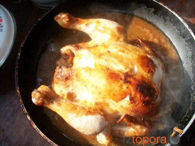 Запеченная курица в рукаве - Блюда из птицы - Горячие блюда - Рецепты - Кулинарные рецепты - Из Топора.RU