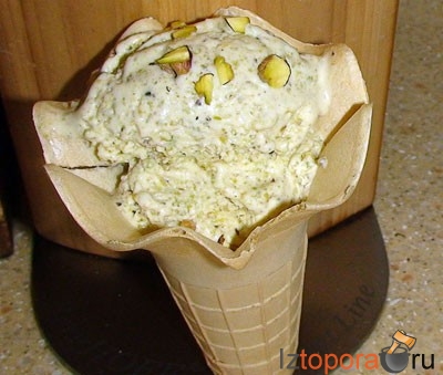 Фисташковое мороженое - Мороженое - Десерты - Рецепты - Кулинарные рецепты - Из Топора.RU