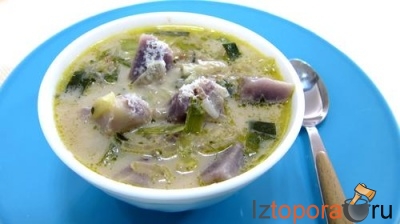 Картофельный суп с луком пореем и сливками - Овощные супы - Первые блюда - Рецепты - Кулинарные рецепты - Из Топора.RU