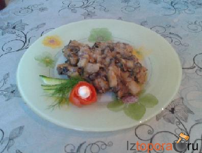 Картофель с грибами в молочном соусе - Овощные блюда - Горячие блюда - Рецепты - Кулинарные рецепты - Из Топора.RU
