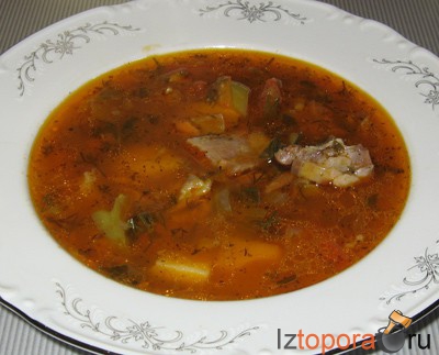 Суп из баранины - Мясные супы - Первые блюда - Рецепты - Кулинарные рецепты - Из Топора.RU